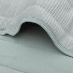 Enfant Jollein Couverture en jersey Velvet Rib Sea Green (75 x 100 cm)