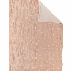 Enfant Noukie's Couverture en mousseline félins cappuccino (75 x 100 cm)
