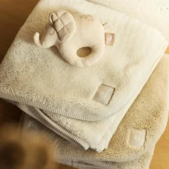 Couverture en polaire Basic Oatmeal (75 x 100 cm) Enfant Couverture Bébé Et Enfant