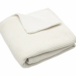 Enfant Jollein Couverture en polaire Basic Knit Ivory (75 x 100 cm)
