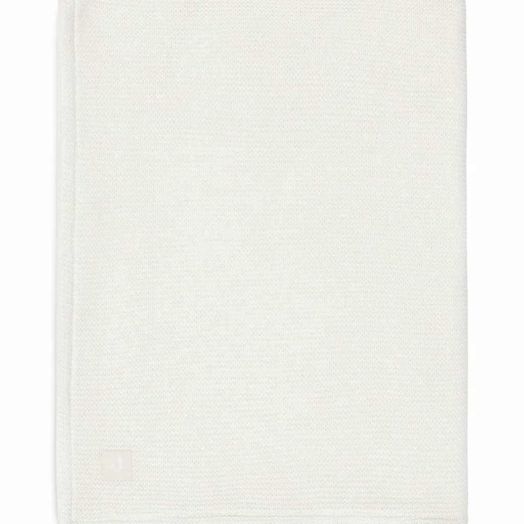 Enfant Jollein Couverture en polaire Basic Knit Ivory (75 x 100 cm)
