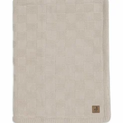 Enfant Jollein Couverture en polaire Box Knit Warm Sand (75 x 100 cm)