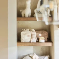 Enfant Jollein Couverture en polaire Box Knit Warm Sand (75 x 100 cm)