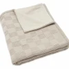 Enfant Jollein Couverture en polaire Box Knit Warm Sand (100 x 150 cm)