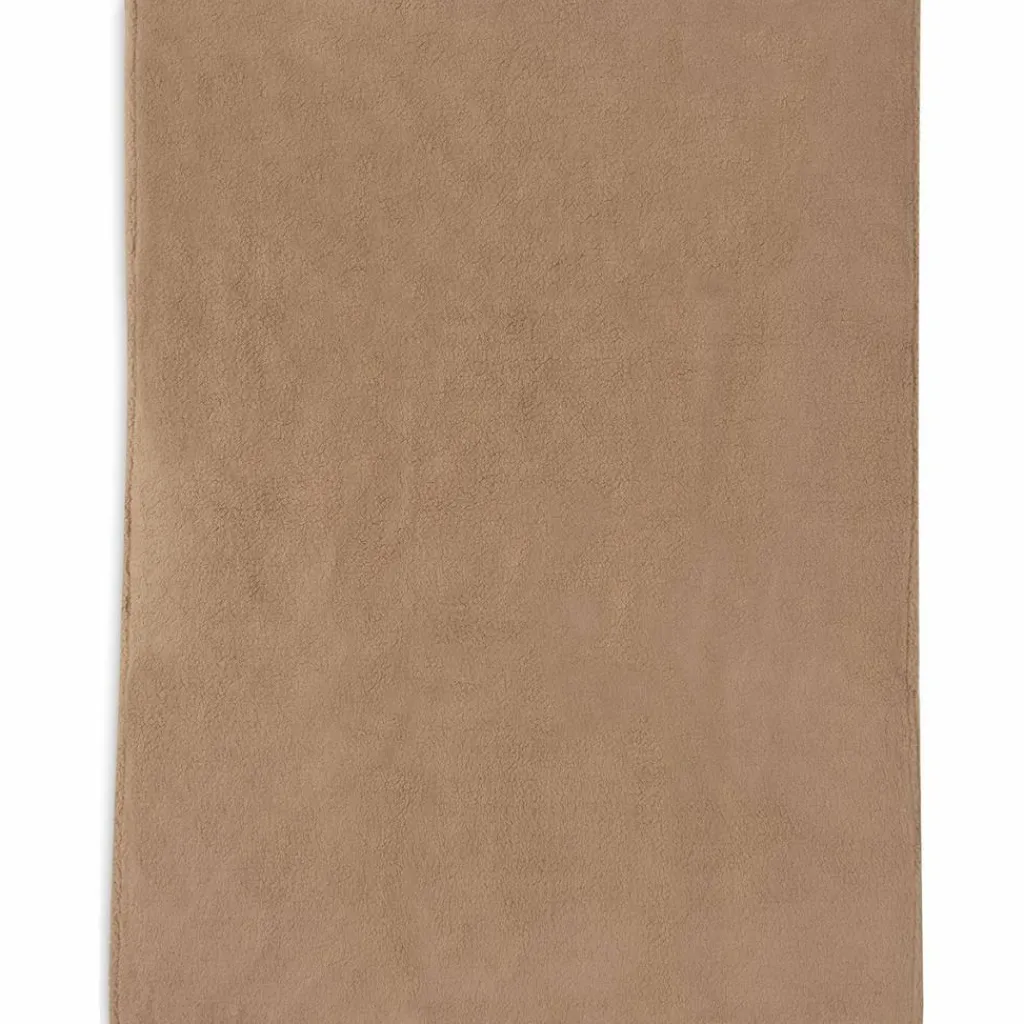 Enfant Jollein Couverture en polaire Check Knit Biscuit (75 x 100 cm)