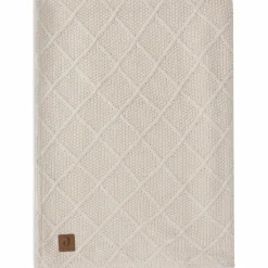 Hot Couverture en polaire Check Knit Oatmeal (75 x 100 cm) Enfant Couverture Bébé Et Enfant