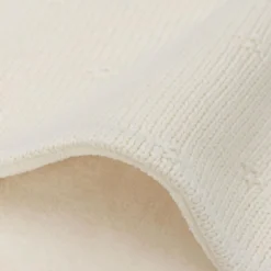 Best Couverture en polaire Cosy Knit Ivory (75 x 100 cm) Enfant Couverture Bébé Et Enfant