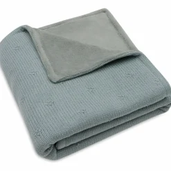 Enfant Jollein Couverture en polaire Cosy Knit Sea Green (75 x 100 cm)