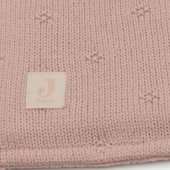 Enfant Jollein Couverture en polaire Cosy Knit Wild Rose (100 x 150 cm)