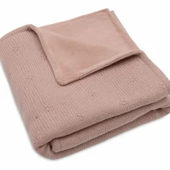 Enfant Jollein Couverture en polaire Cosy Knit Wild Rose (75 x 100 cm)
