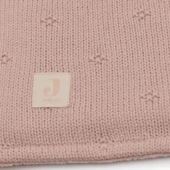 Enfant Jollein Couverture en polaire Cosy Knit Wild Rose (75 x 100 cm)