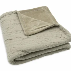 Online Couverture en polaire Soft Waves Olive Green (75 x 100 cm) Enfant Couverture Bébé Et Enfant