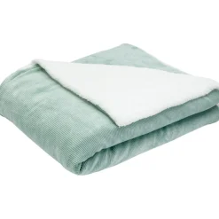 Online Couverture en sherpa Wooly sauge (100 x 140 cm) Enfant Couverture Bébé Et Enfant
