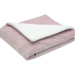 Enfant Trois Kilos Sept Couverture en sherpa Wooly vieux rose (75 x 100 cm)