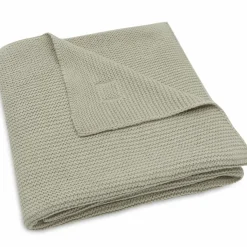 Clearance Couverture en tricot Basic Knit Olive Green (75 x 100 cm) Enfant Couverture Bébé Et Enfant