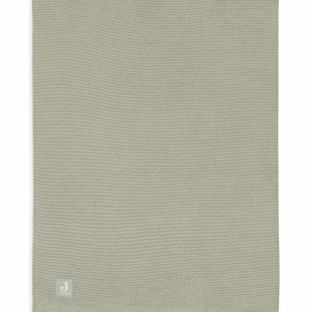 Clearance Couverture en tricot Basic Knit Olive Green (75 x 100 cm) Enfant Couverture Bébé Et Enfant