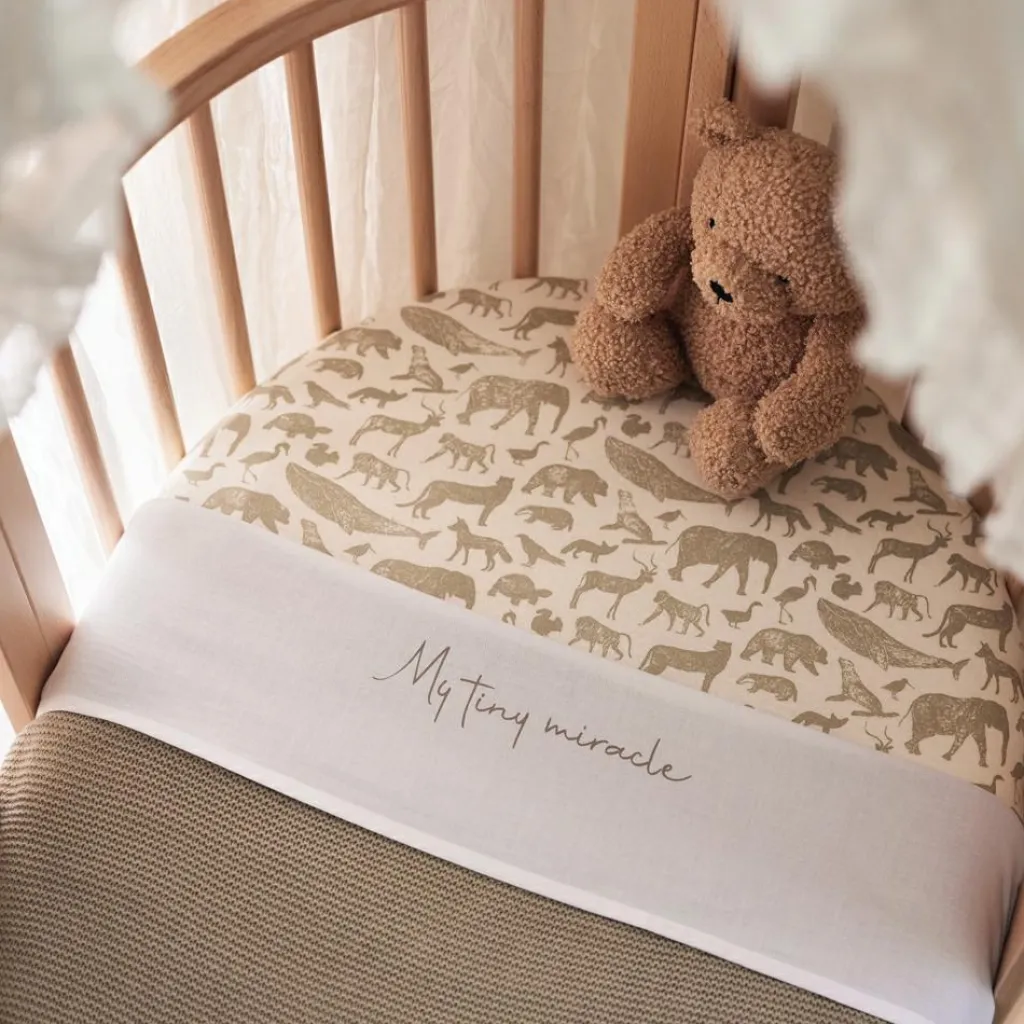 Clearance Couverture en tricot Basic Knit Olive Green (75 x 100 cm) Enfant Couverture Bébé Et Enfant