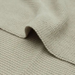Clearance Couverture en tricot Basic Knit Olive Green (100 x 150 cm) Enfant Couverture Bébé Et Enfant