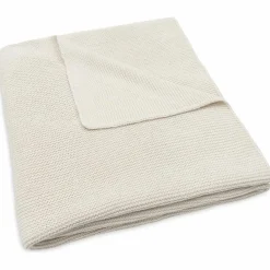 Online Couverture en tricot Basic Knit Oatmeal (100 x 150 cm) Enfant Couverture Bébé Et Enfant