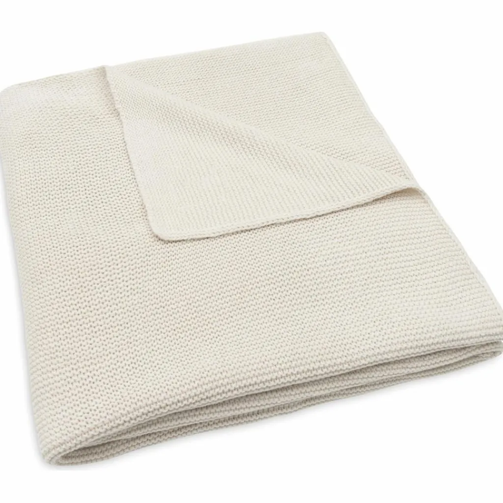 Online Couverture en tricot Basic Knit Oatmeal (100 x 150 cm) Enfant Couverture Bébé Et Enfant