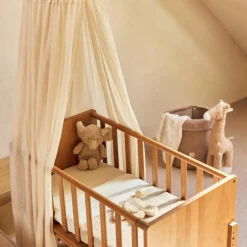 Enfant Jollein Couverture en tricot Box Knit Warm Sand (75 x 100 cm)