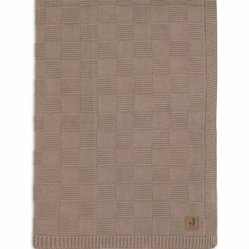 Clearance Couverture en tricot Box Knit Milky Coffee (75 x 100 cm) Enfant Couverture Bébé Et Enfant