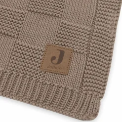 Clearance Couverture en tricot Box Knit Milky Coffee (75 x 100 cm) Enfant Couverture Bébé Et Enfant