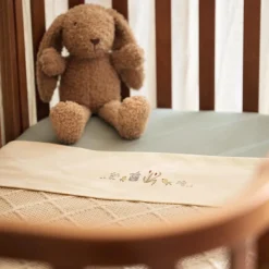 Sale Couverture en tricot Check Knit Oatmeal (75 x 100 cm) Enfant Couverture Bébé Et Enfant