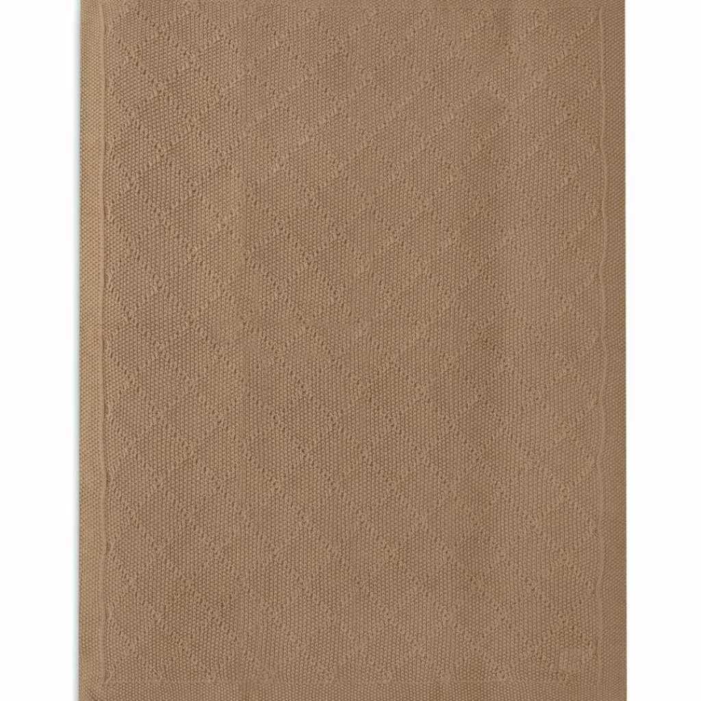 Enfant Jollein Couverture en tricot Check Knit Biscuit (100 x 150 cm)