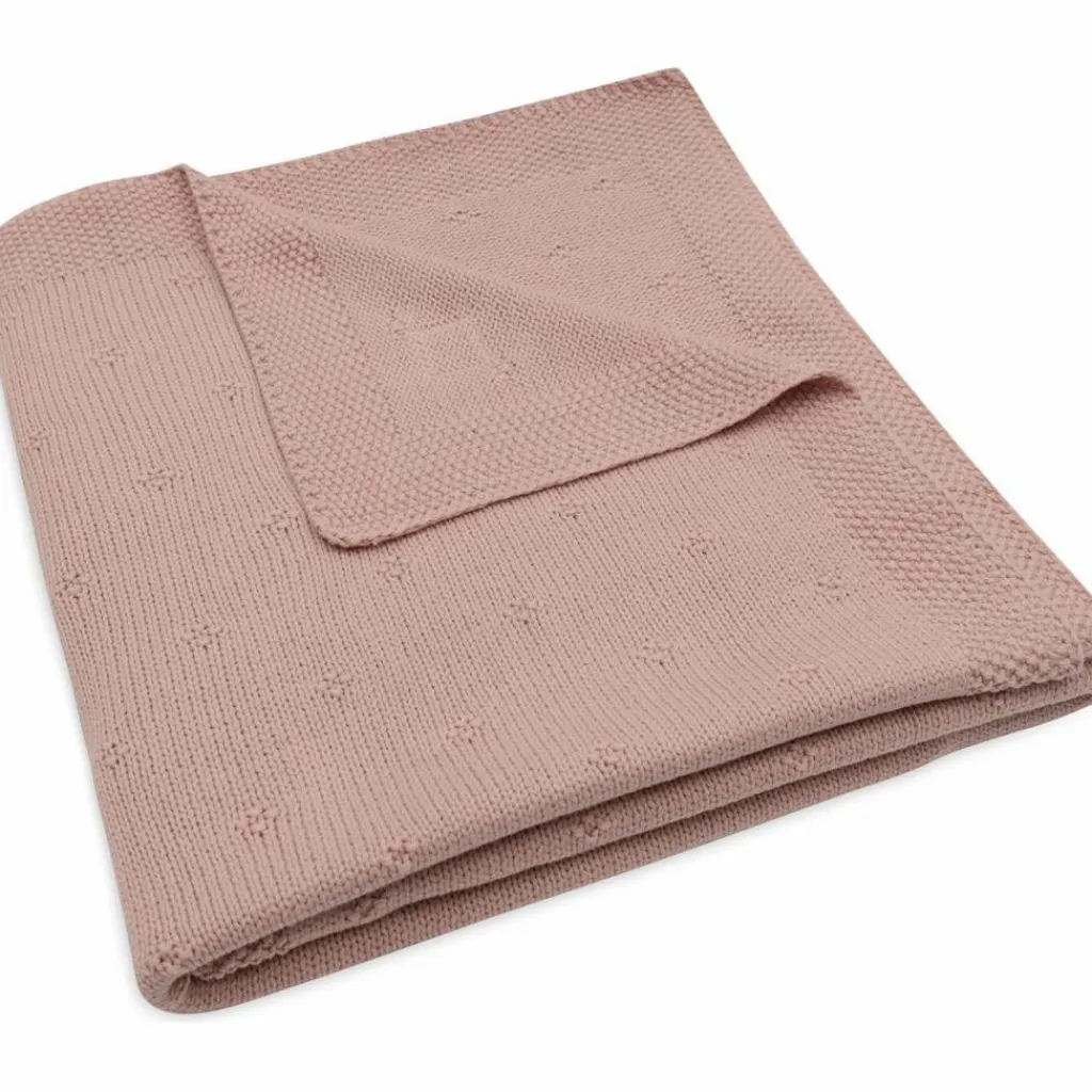 Enfant Jollein Couverture en tricot Cosy Knit Wild Rose (100 x 150 cm)