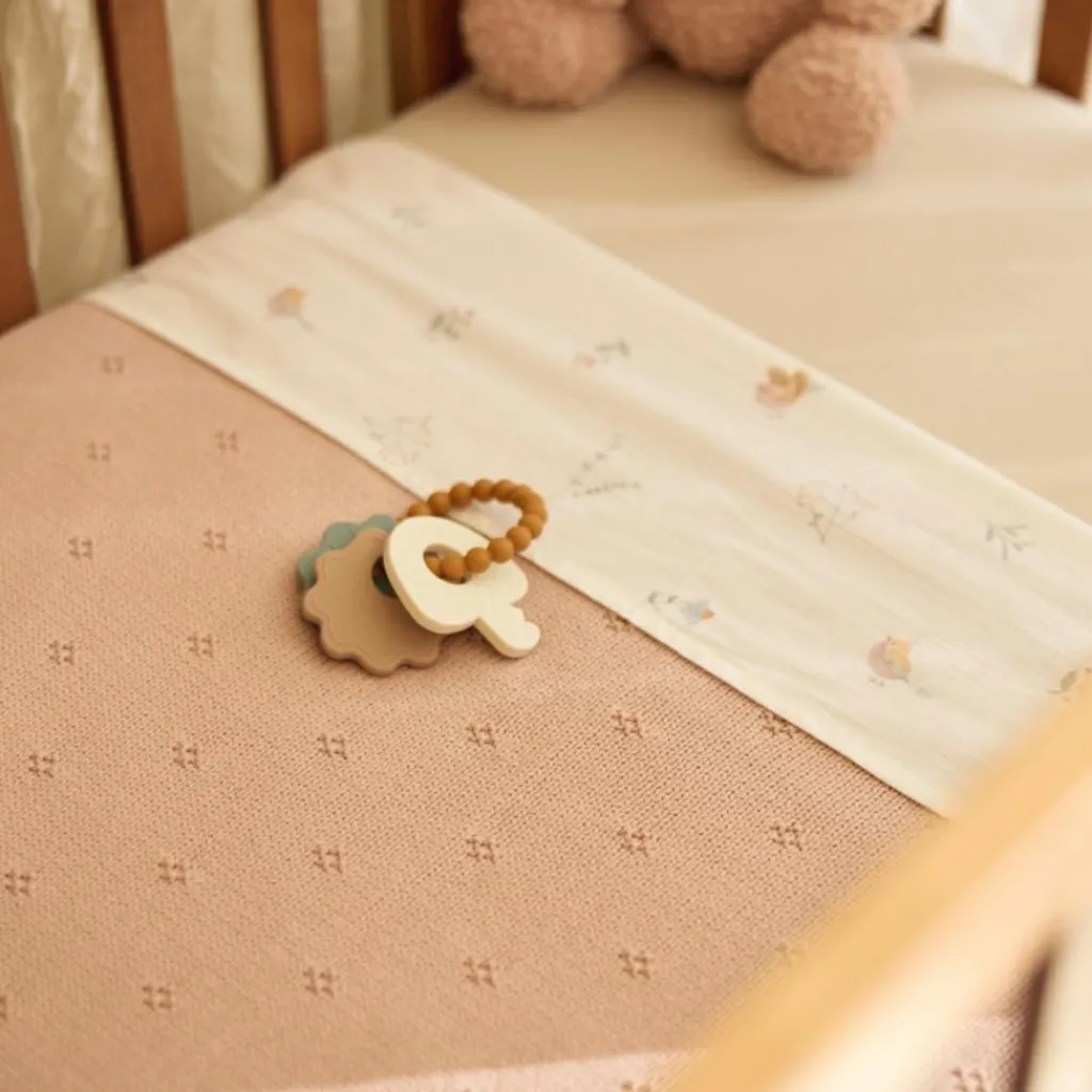 Enfant Jollein Couverture en tricot Cosy Knit Wild Rose (100 x 150 cm)