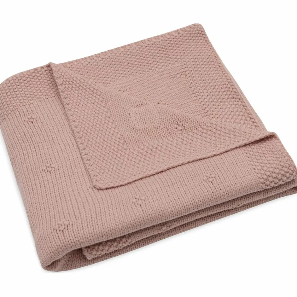 Enfant Jollein Couverture en tricot Cosy Knit Wild Rose (75 x 100 cm)