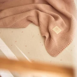 Enfant Jollein Couverture en tricot Cosy Knit Wild Rose (75 x 100 cm)