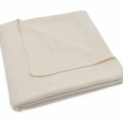 Enfant Jollein Couverture en tricot Cosy Knit Ivory (75 x 100 cm)