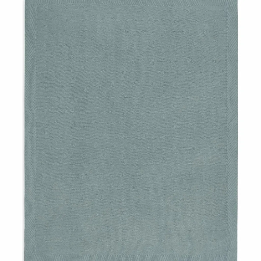 Enfant Jollein Couverture en tricot Cosy Knit Sea Green (100 x 150 cm)