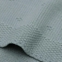 Enfant Jollein Couverture en tricot Cosy Knit Sea Green (100 x 150 cm)