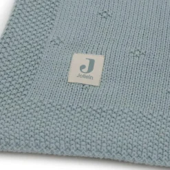 Enfant Jollein Couverture en tricot Cosy Knit Sea Green (100 x 150 cm)