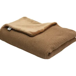 Best Couverture en tricot et flanelle Camel (75 x 100 cm) Enfant Couverture Bébé Et Enfant