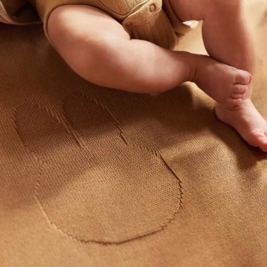 Enfant Jollein Couverture en tricot Miffy Biscuit (75 x 100 cm)