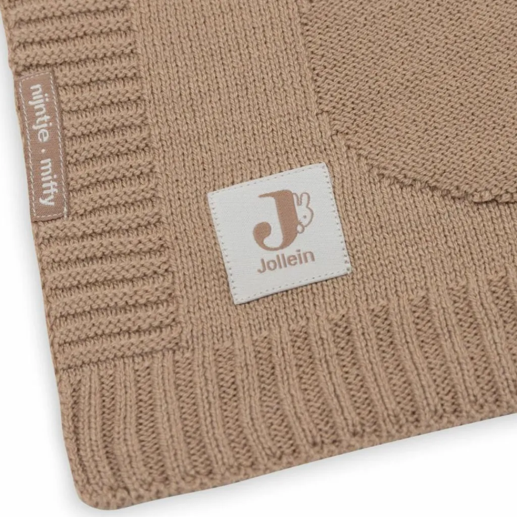 Enfant Jollein Couverture en tricot Miffy Biscuit (75 x 100 cm)