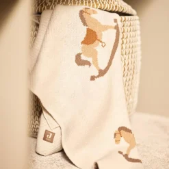 Enfant Jollein Couverture en tricot Nostalgic Ride (75 x 100 cm)
