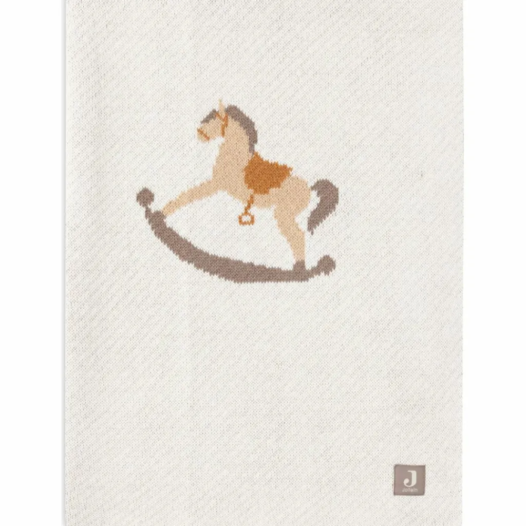 Enfant Jollein Couverture en tricot Nostalgic Ride (75 x 100 cm)