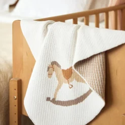 Enfant Jollein Couverture en tricot Nostalgic Ride (75 x 100 cm)