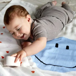 Enfant Lässig Couverture Happy Rascals Smile (100 x 100 cm)