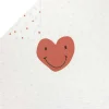 Enfant Lässig Couverture Happy Rascals Coeur (100 x 100 cm)