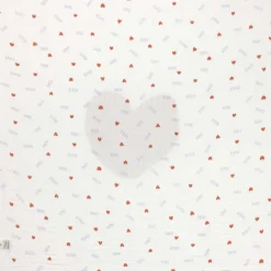 Enfant Lässig Couverture Happy Rascals Coeur (100 x 100 cm)