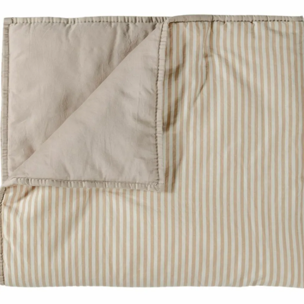 Enfant Kadolis Couverture matelassée Faro Rayé Ambre (100 x 140 cm)