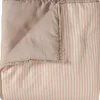 Enfant Kadolis Couverture matelassée Faro Rayé Peach (100 x 140 cm)