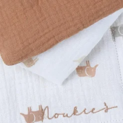 Enfant Noukie's Couverture mousseline Elephants (75 x 100 cm)