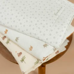 Enfant Noukie's Couverture mousseline Smart flowers (75 x 100 cm)